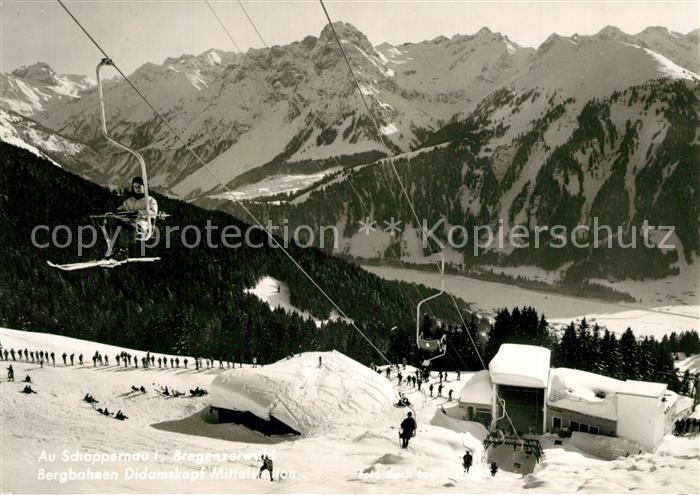 Schoppernau Vorarlberg Sesselbahn