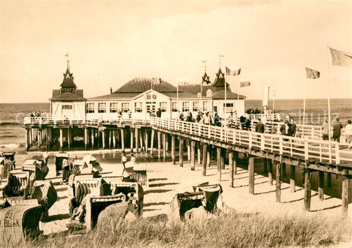 Ahlbeck Ostseebad Strand Seebruecke