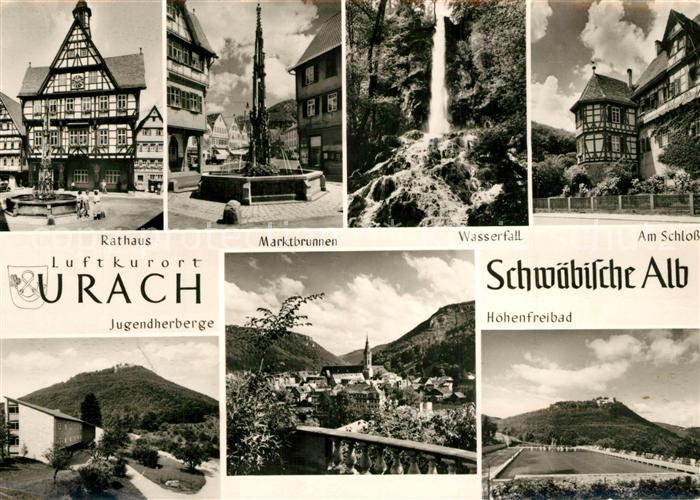 Urach Bad Schloss Rathaus Jugendherberge