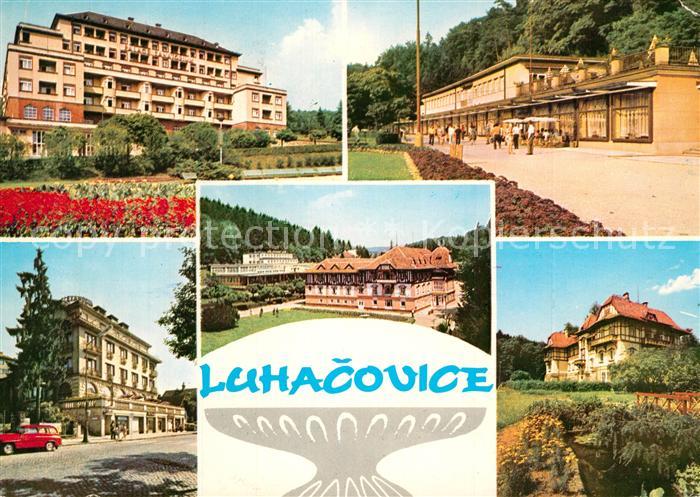 Luhacovice Palace sanatorium Kavarna a cukrarna na Lazenskem namesti Hotel Alexa