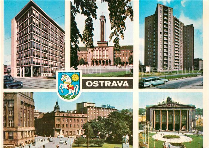 Ostrava Budova reditelstvi VZKG Nova radnice Vezovy dum v Porube Namesti Vitezne