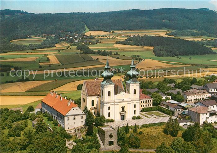 Maria Taferl Basilika zur Schmerzhaften Muttergottes Fliegeraufnahme