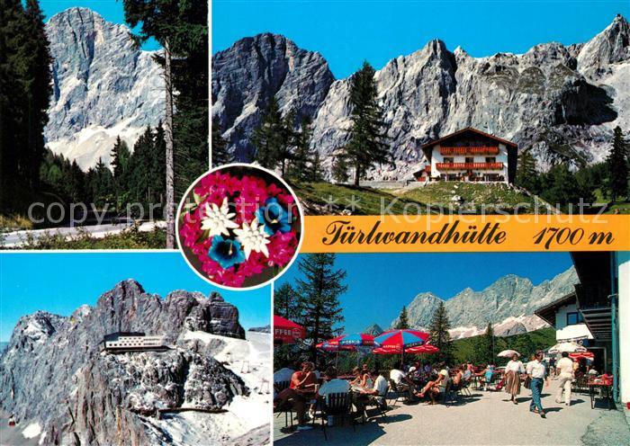 Ramsau Dachstein Steiermark Tuerlwandhuette Terrasse