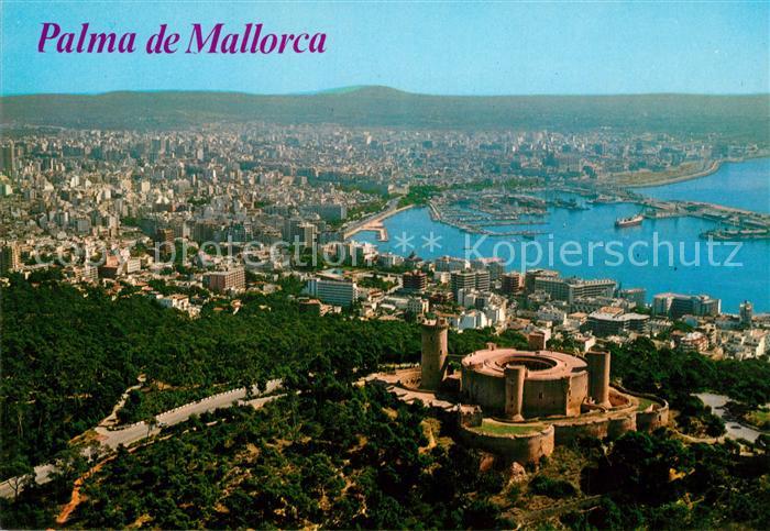 Palma de Mallorca Castillo de Bellver Vista aerea
