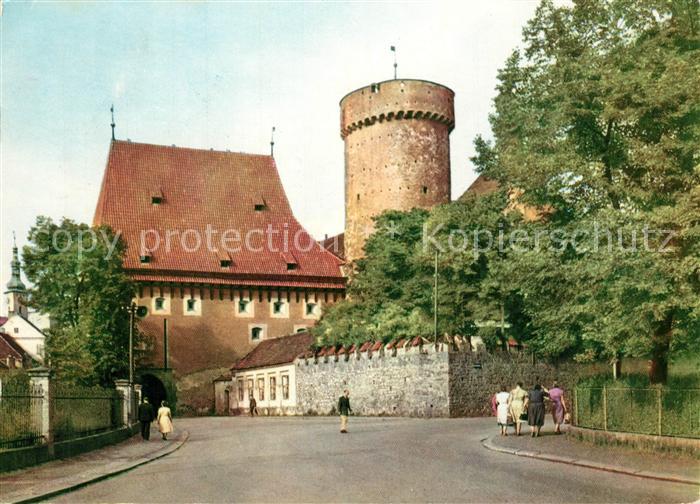 Tabor Czechia Cast gotickeho opevneni Bechynska brana a vez Kotnov