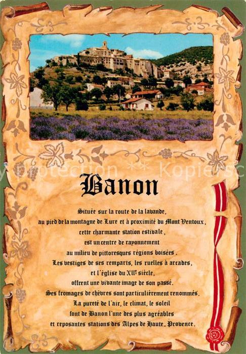 Banon Les vestigs de ses remparts les ruelles a arcades et l'eglise