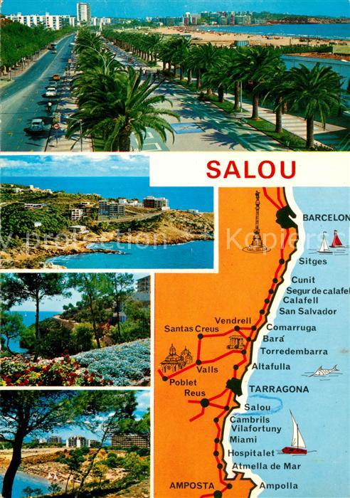 Salou Promenade Palmenallee Diversos aspectos de la Villa