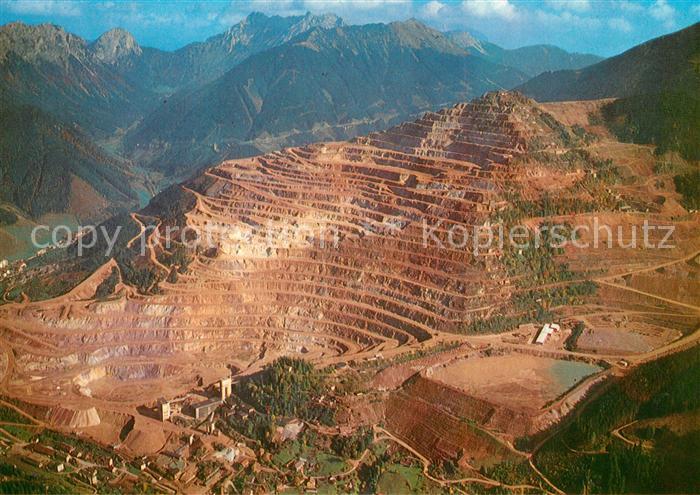 Eisenerz Steiermark Fliegeraufnahme mit Polster und Griesmauer