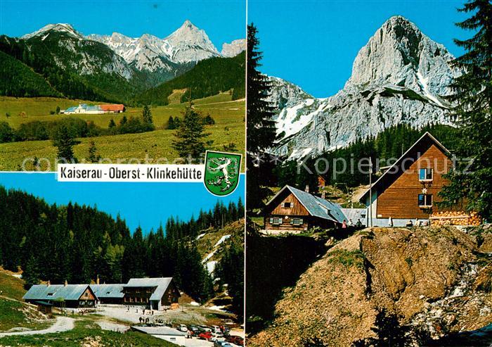 Kaiserau Admont Oberst Klinkehuette mit Alpenschloessl