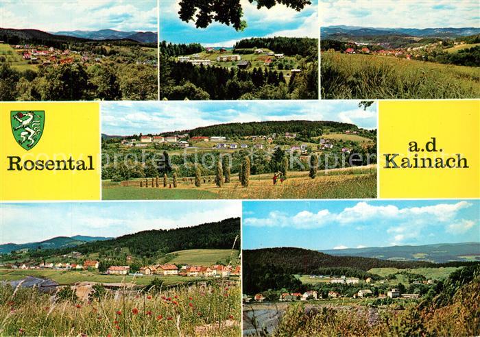 Rosental Kainach Panorama Teilansichten