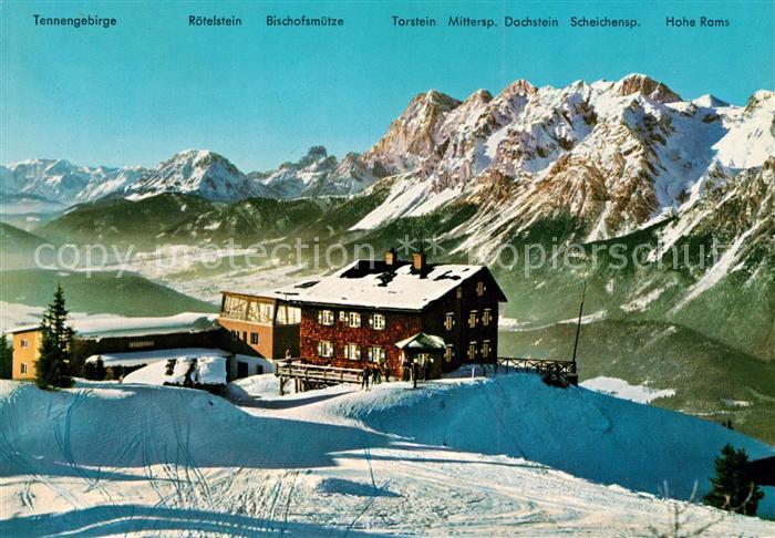 Krummholzhuette mit Hohem Dachstein