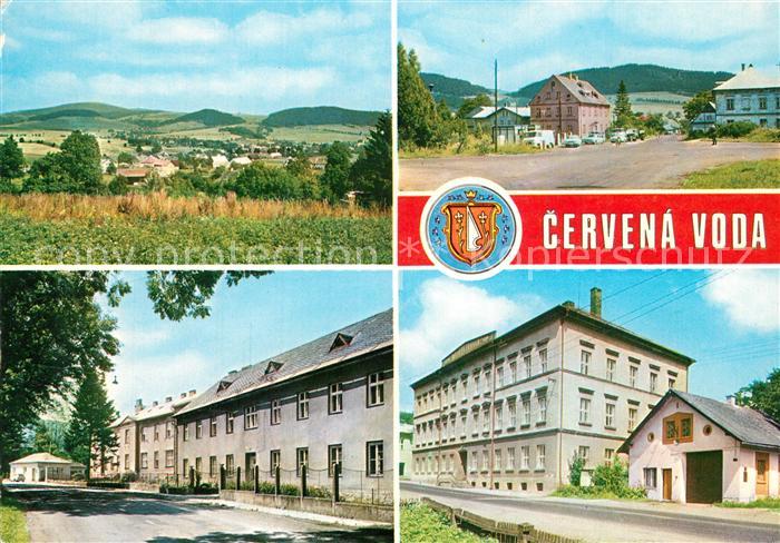 Cervena Voda Celkovy pohled Stredni cast Nemocnice Zakladni devitileta skola