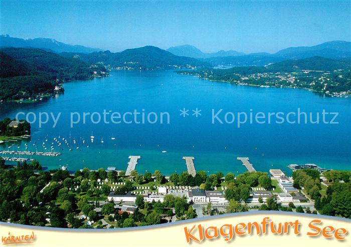 Klagenfurt Woerthersee Strandbad Klagenfurt mit Campingplatz