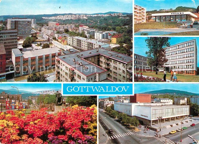 Gottwaldov Sedmdesatitisicove okresni mesto Svedci o tom i nejnovejsi sidliste J