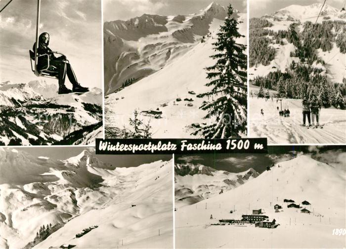 Faschina Sessellift Schlepplift Panorama