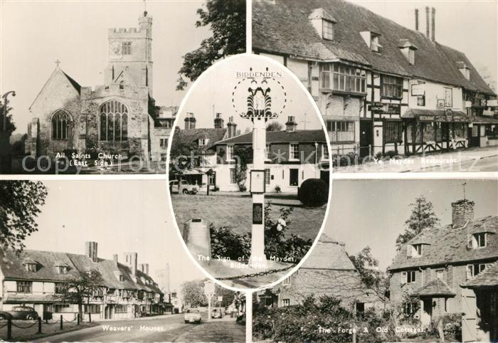 Biddenden Kent All Saints Church Ye Maydes Restaurant Weavers Houses The Forget