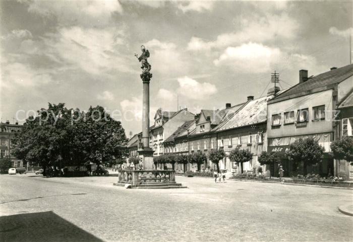 Kostelec nad Orlici Stadtplatz Brunnen
