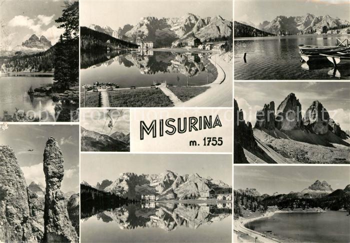 Misurinasee Teilansichten Panorama
