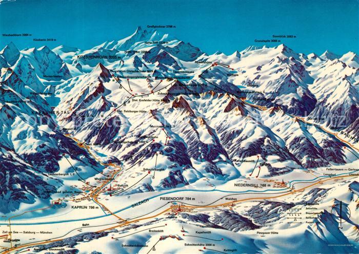 Zell See Wintersportzentrum Kaprun Piesendorf Niedernsill