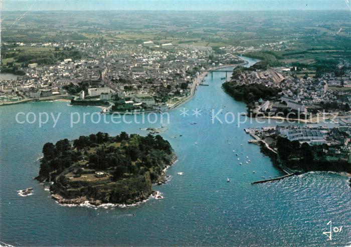 Treboul Douarnenez Fliegeraufnahme Port