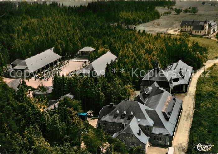 Banneux Fliegeraufnahme Esplanade Hospitalite Fagne