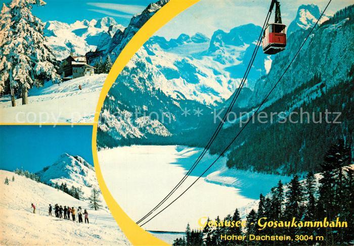 Gosau Oberoesterreich Luftseilbahn Gablonzerhaus