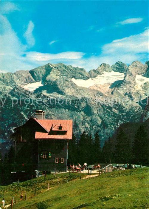 Gosau Oberoesterreich Gablonzer Huette Dachstein