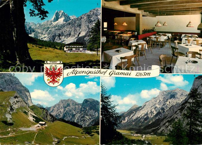 Pertisau Achensee Alpengasthof Gramai Lamsen-Spitze Rappenspitze