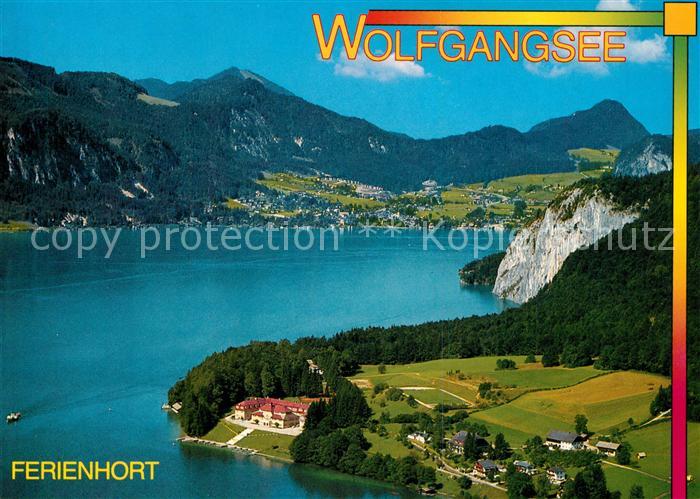 St Wolfgang Wolfgangsee Fliegeraufnahme St. Gilgen