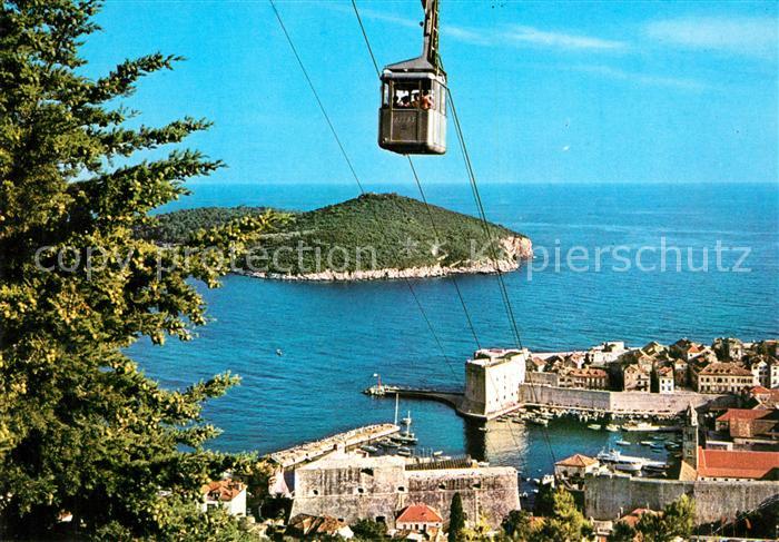Dubrovnik Ragusa Lokrum Luftseilbahn