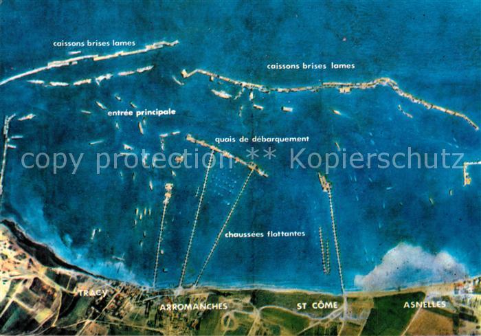 Arromanches-les-Bains Post Winston St. Come Asnelles