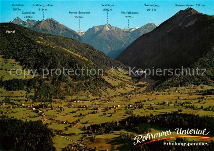 Rohrmoos Schladming Fliegeraufnahme Waldhorn Klafferkessel Hohes Schareck