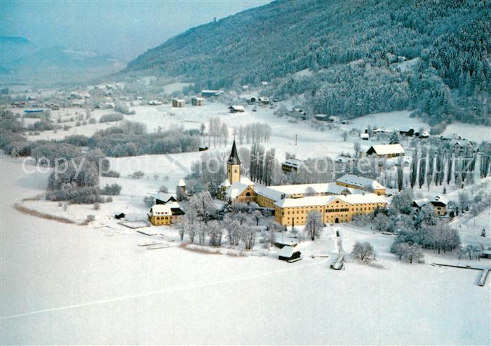 Ossiach Fliegeraufnahme Stiftshotel