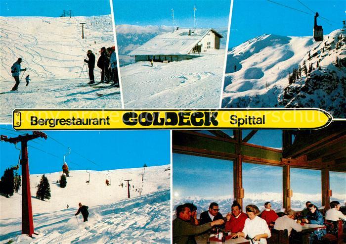 Spittal Drau Bergrestaurant Goldeck Luftseilbahn
