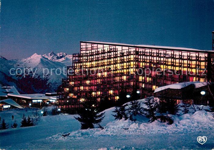 Les Arcs Savoie Station crepuscule
