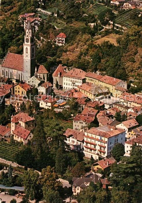 Meran Merano Fliegeraufnahme Hotel Garni Seisenegg