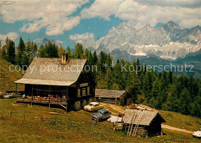 Steiermark Reiteralm mit Dachsteinsuedwaenden