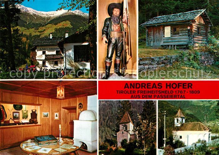 Passeier Suedtirol Andreas Hofer Passeiertal Freiheitsheld
