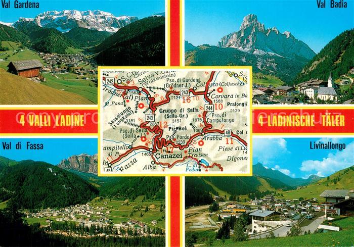 Val Gardena Val-Badia Val-di-Fassa Livinallongo