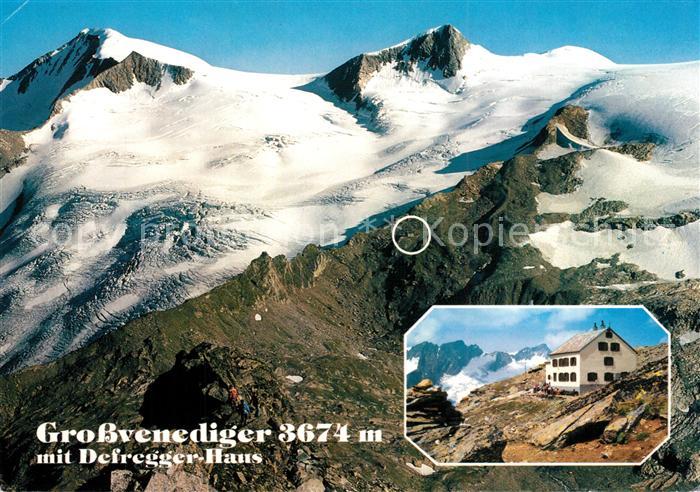 Grossvenediger Fliegeraufnahme Defregger-Haus