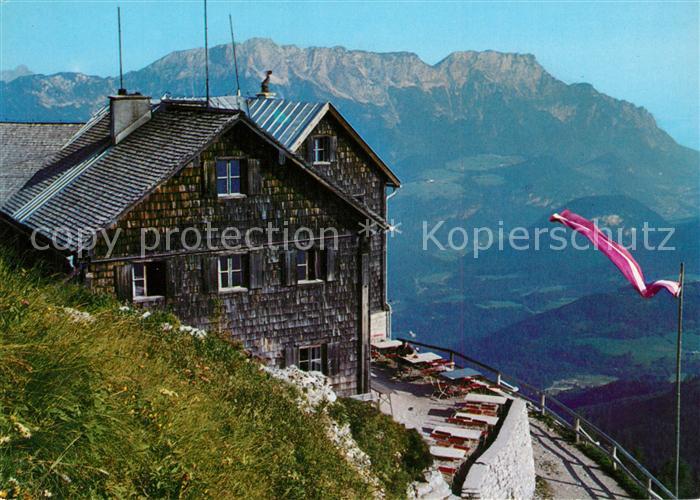 Purtschellerhaus Hoher Goell am Hohen Goell mit Untersberg