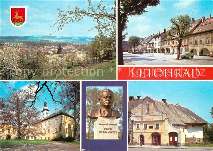 Letohrad Geiersberg Gebaeude Bueste
