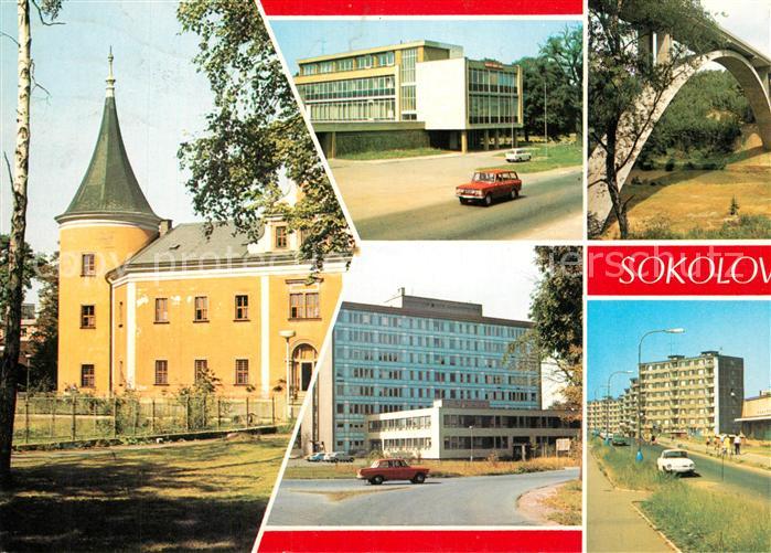 Sokolov Bruecke Neubauten Schloss