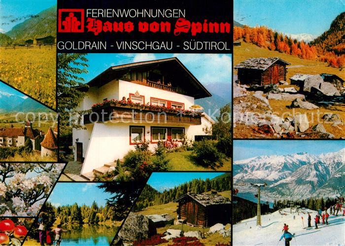 Goldrain Vinschgau Ferienwohnung Haus von Spinn