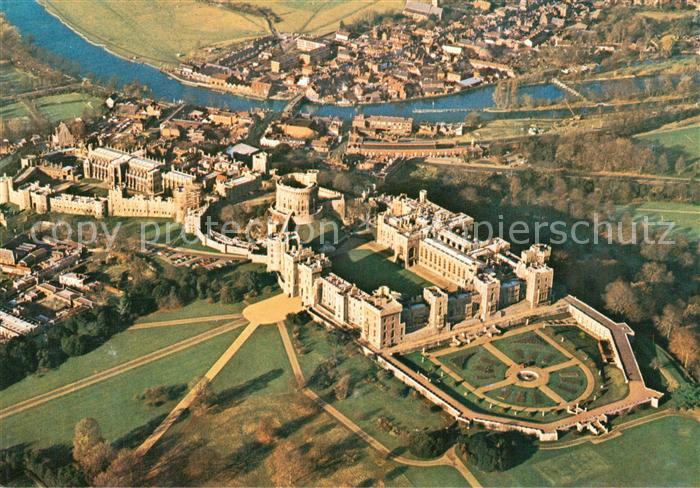 Windsor Castle Fliegeraufnahme Schloss mit Garten