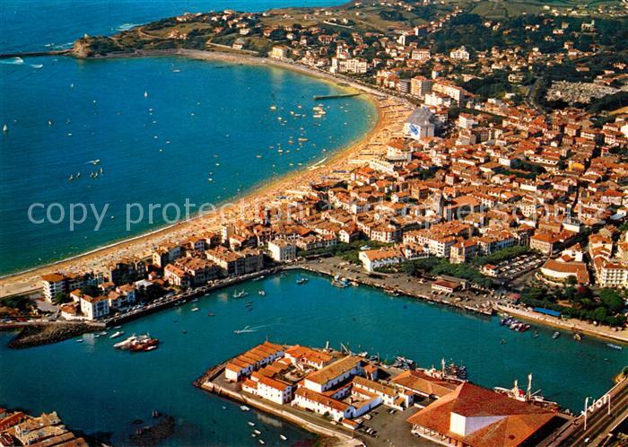 Saint-Jean-de-Luz Fliegeraufnahme mit Strand