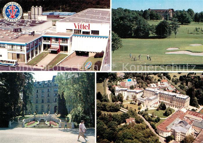 Vittel Maison Thermale Schloss Fliegeraufnahme