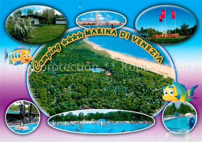 Punta Sabbioni Fliegeraufnahme Camping Marina di Venezia
