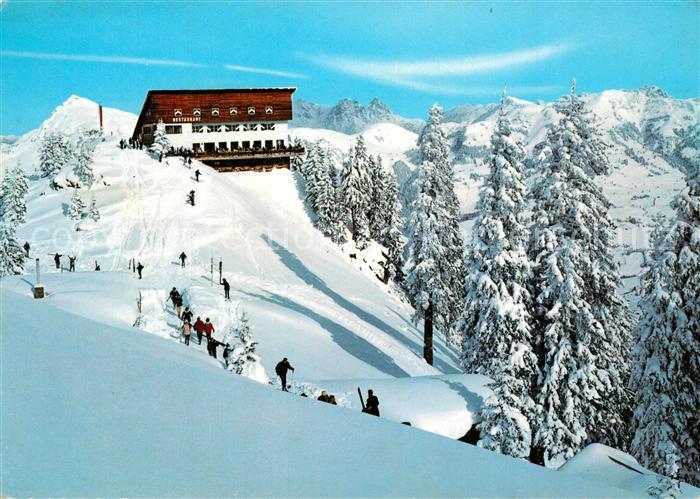 Kitzbuehel Tirol Hahnenkamm-Bergstation Kitzbueheler-Horn und Steinberge