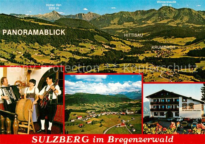 Sulzburg Bregenz Vorarlberg Fliegeraufnahme Hittisau Krumbach Gasthof Ochsen